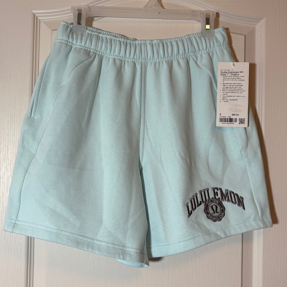 Scuba Mid-Rise Oversized Short 7" Graphic NWT SOLD OUT COLOR MIBR (Mint Breeze) - Picture 1 of 7